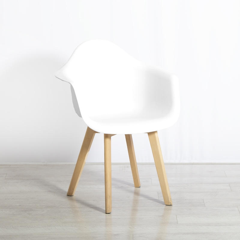 White Modular Esme Chair with Arms White Modular Esme Chair with Arms
